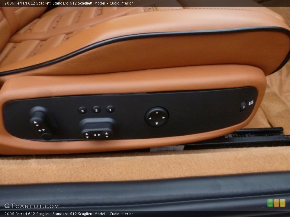 Cuoio Interior Controls for the 2006 Ferrari 612 Scaglietti  #74509069