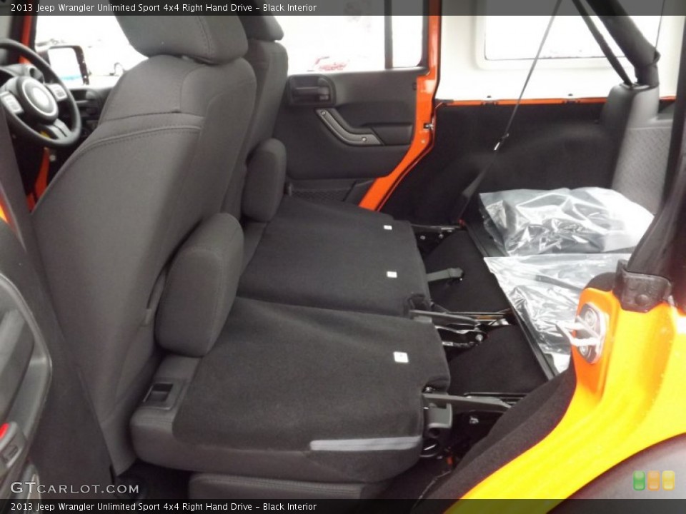 Black Interior Trunk for the 2013 Jeep Wrangler Unlimited Sport 4x4 Right Hand Drive #74509358