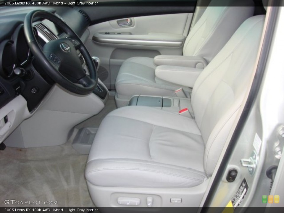 Light Gray Interior Front Seat for the 2006 Lexus RX 400h AWD Hybrid #74509394