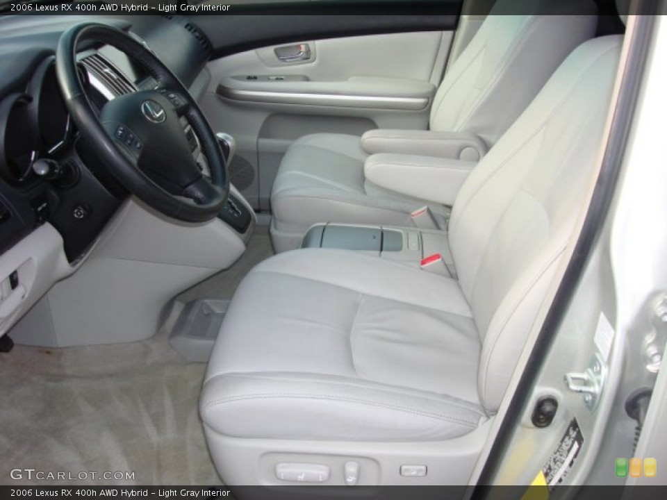 Light Gray Interior Front Seat for the 2006 Lexus RX 400h AWD Hybrid #74509394