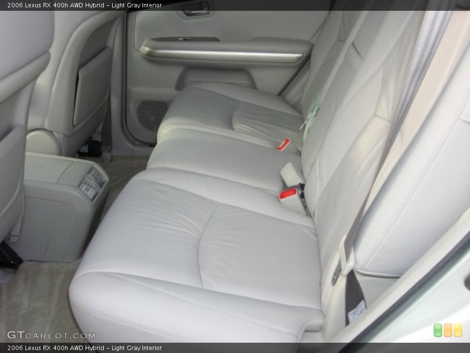 Light Gray Interior Rear Seat for the 2006 Lexus RX 400h AWD Hybrid #74509412