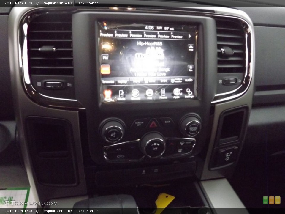 R/T Black Interior Controls for the 2013 Ram 1500 R/T Regular Cab #74510054