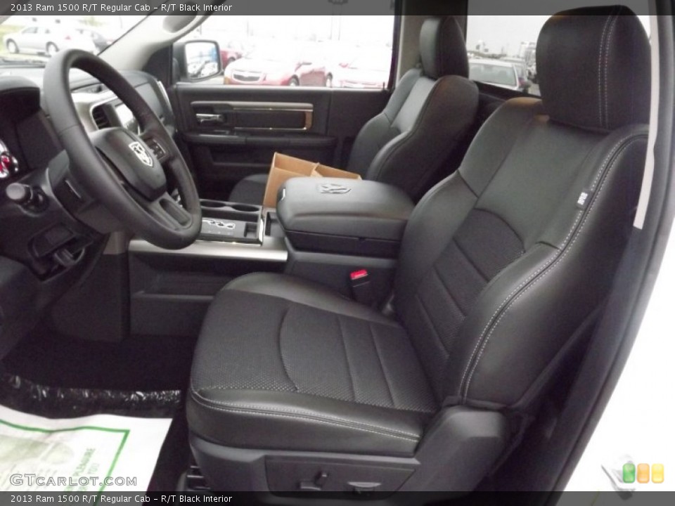 R/T Black Interior Front Seat for the 2013 Ram 1500 R/T Regular Cab #74510080