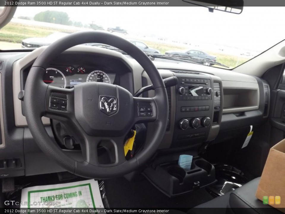 Dark Slate/Medium Graystone Interior Dashboard for the 2012 Dodge Ram 3500 HD ST Regular Cab 4x4 Dually #74510798