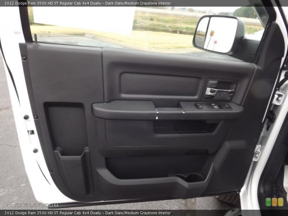 Dark Slate/Medium Graystone Interior Door Panel for the 2012 Dodge Ram 3500 HD ST Regular Cab 4x4 Dually #74510870