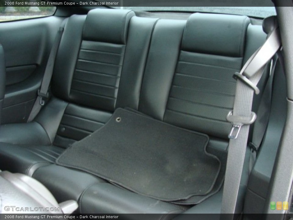 Dark Charcoal Interior Rear Seat for the 2008 Ford Mustang GT Premium Coupe #74511498
