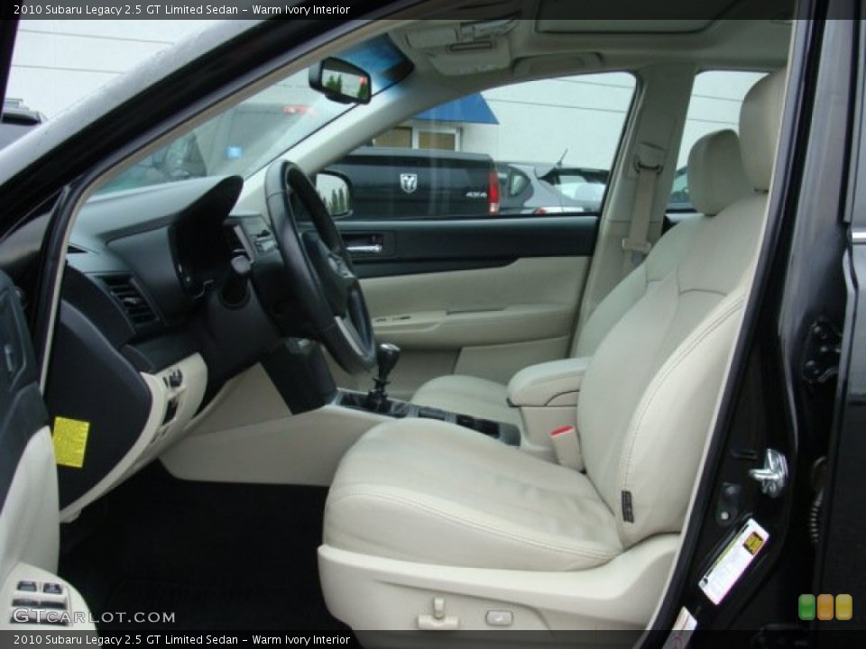 Warm Ivory Interior Photo for the 2010 Subaru Legacy 2.5 GT Limited Sedan #74511797