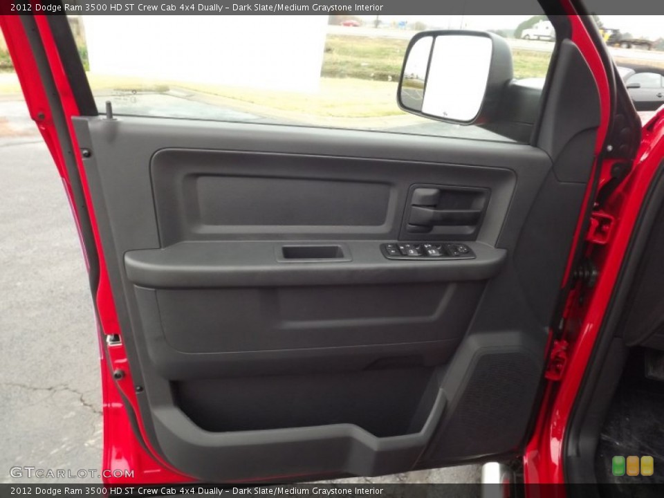 Dark Slate/Medium Graystone Interior Door Panel for the 2012 Dodge Ram 3500 HD ST Crew Cab 4x4 Dually #74512248