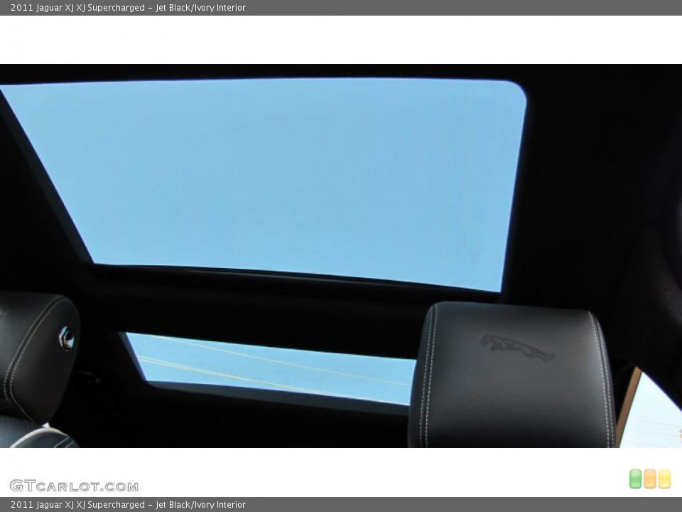 Jet Black/Ivory Interior Sunroof for the 2011 Jaguar XJ XJ Supercharged #74512727