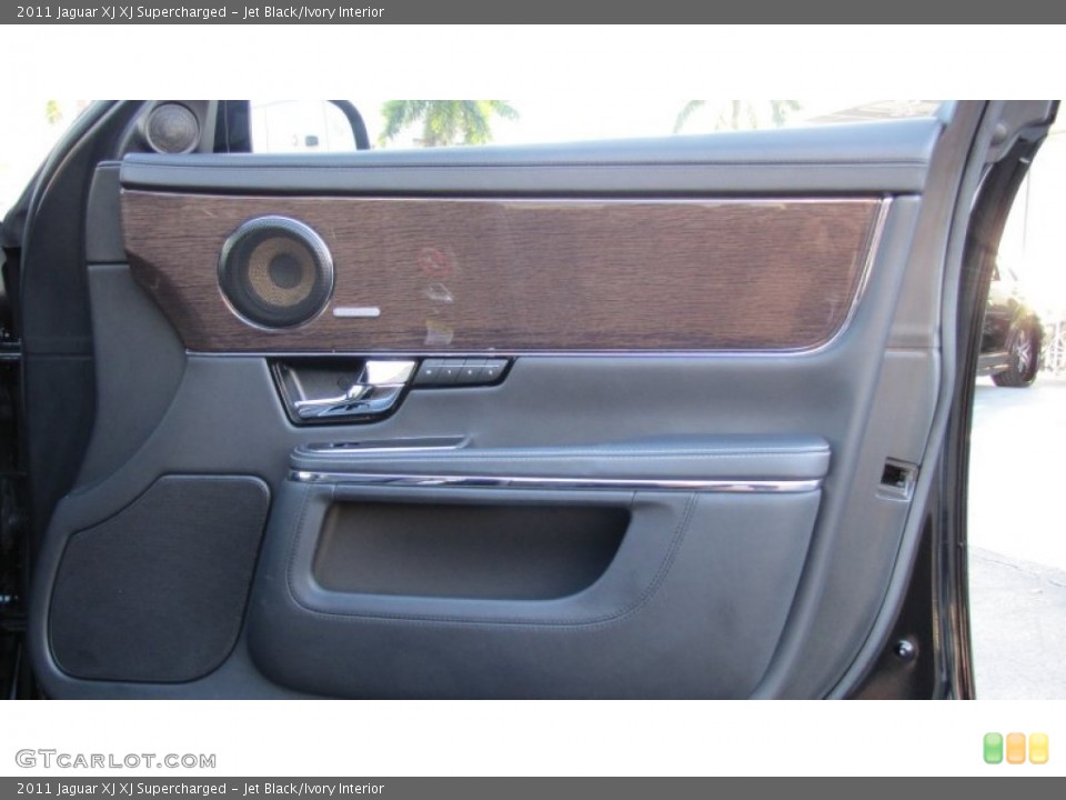 Jet Black/Ivory Interior Door Panel for the 2011 Jaguar XJ XJ Supercharged #74513395