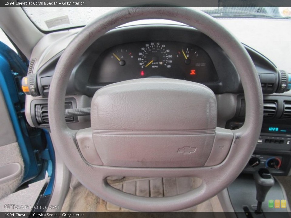 Gray Interior Steering Wheel for the 1994 Chevrolet Corsica Sedan #74513604