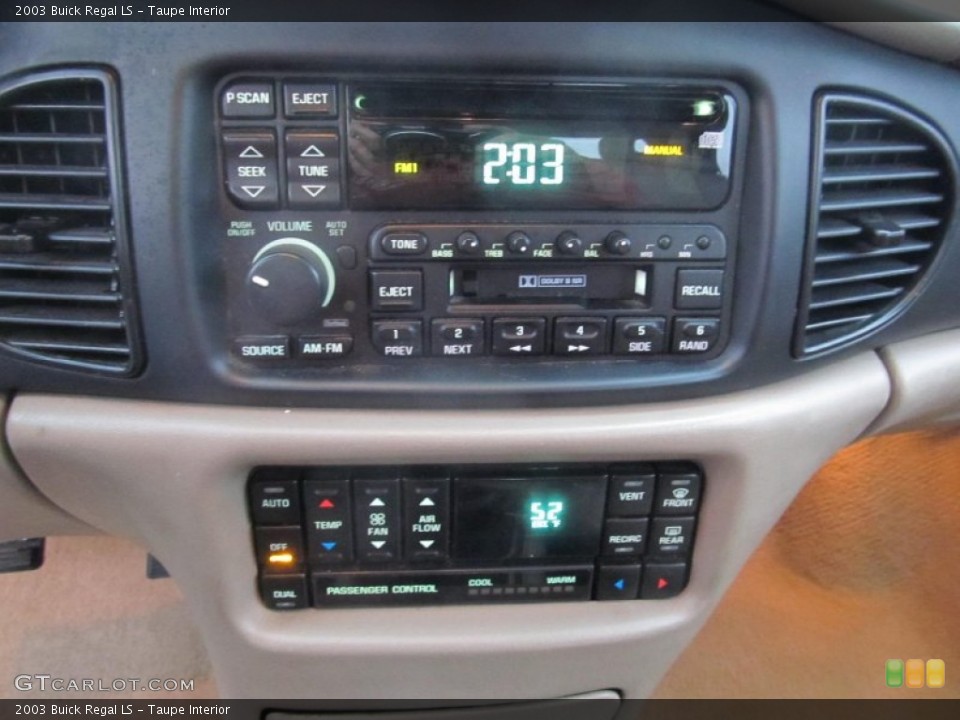 Taupe Interior Controls for the 2003 Buick Regal LS #74513825