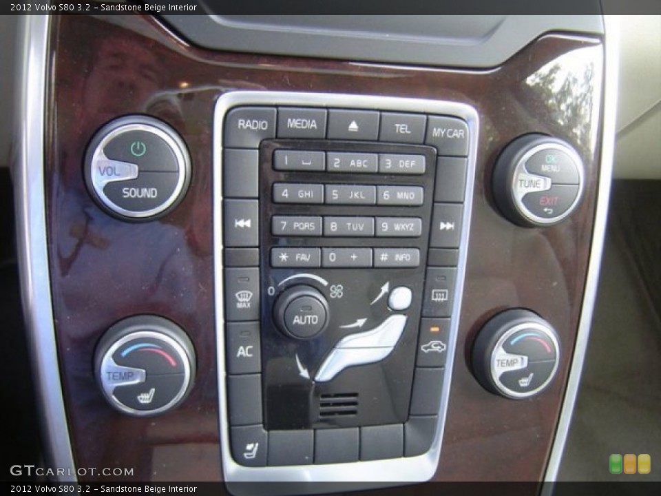 Sandstone Beige Interior Controls for the 2012 Volvo S80 3.2 #74513841