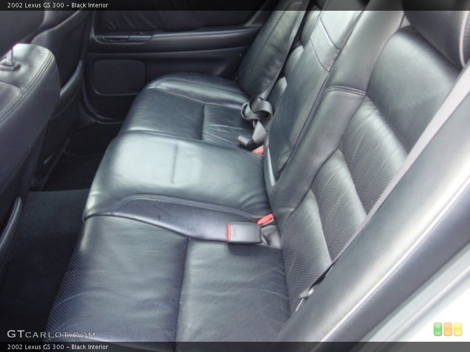 Black Interior Rear Seat for the 2002 Lexus GS 300 #74513855