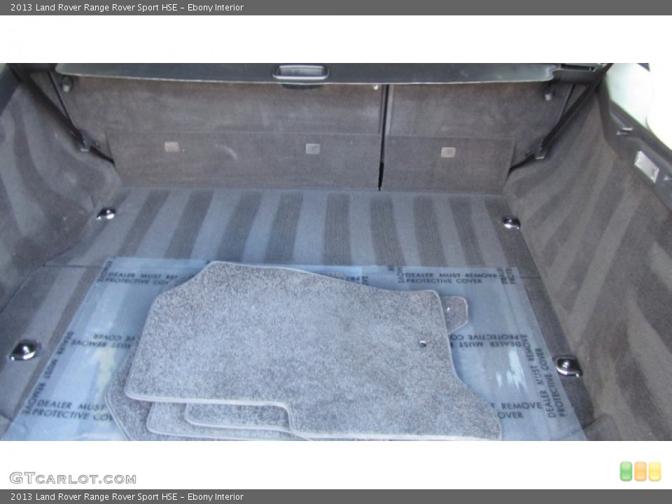 Ebony Interior Trunk for the 2013 Land Rover Range Rover Sport HSE #74515240