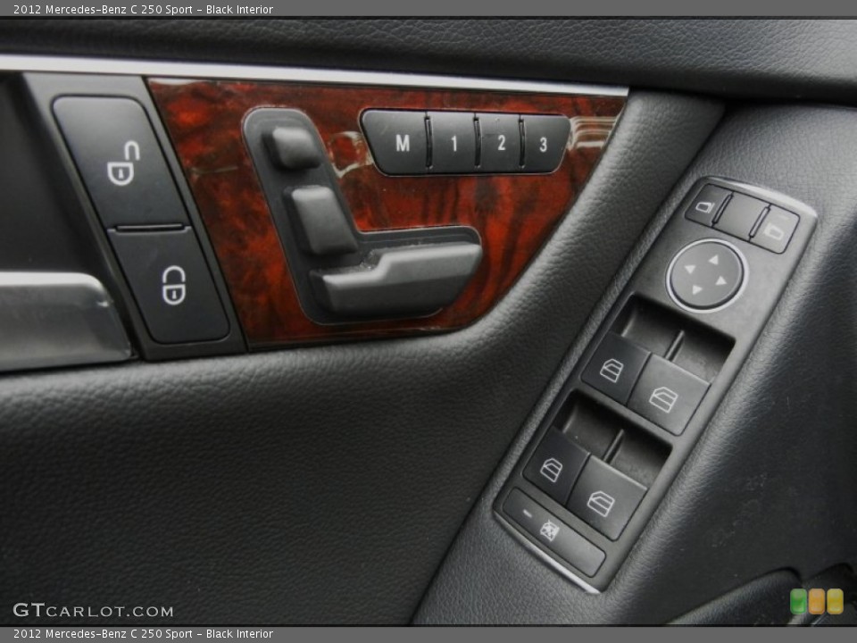Black Interior Controls for the 2012 Mercedes-Benz C 250 Sport #74515291