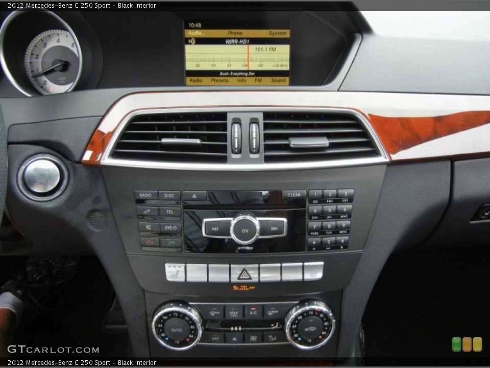 Black Interior Controls for the 2012 Mercedes-Benz C 250 Sport #74515484