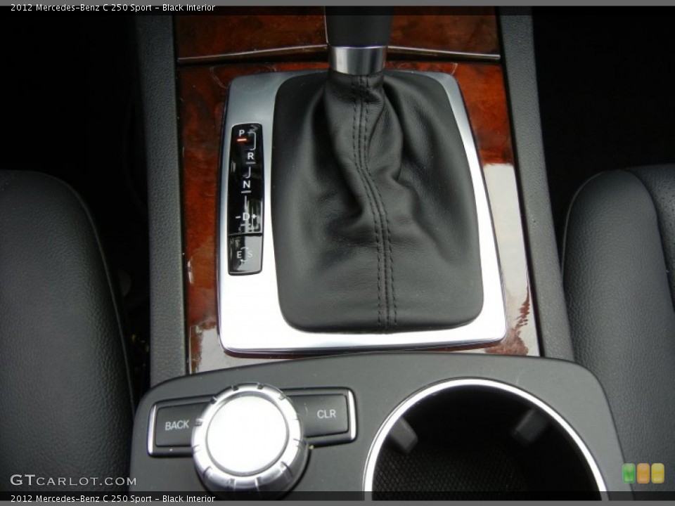 Black Interior Transmission for the 2012 Mercedes-Benz C 250 Sport #74515508