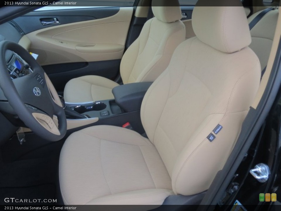Camel Interior Front Seat for the 2013 Hyundai Sonata GLS #74515510