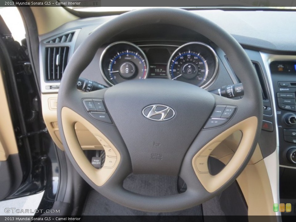 Camel Interior Steering Wheel for the 2013 Hyundai Sonata GLS #74515670