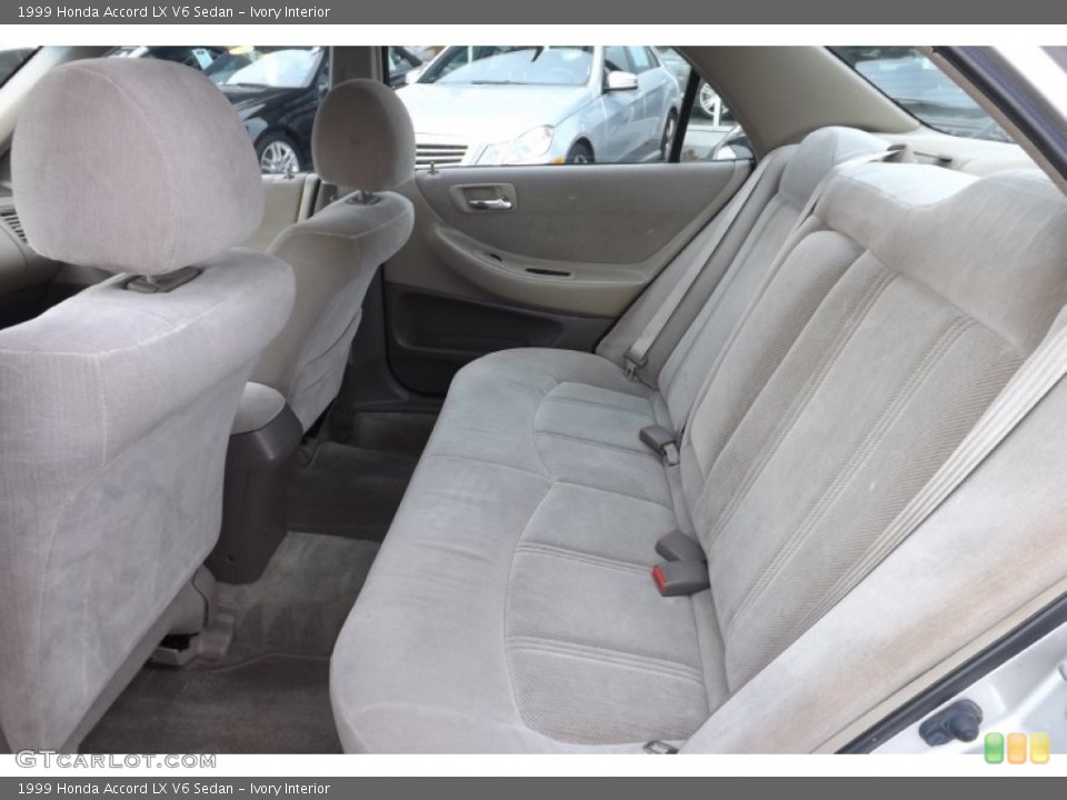 Ivory Interior Rear Seat for the 1999 Honda Accord LX V6 Sedan #74515778
