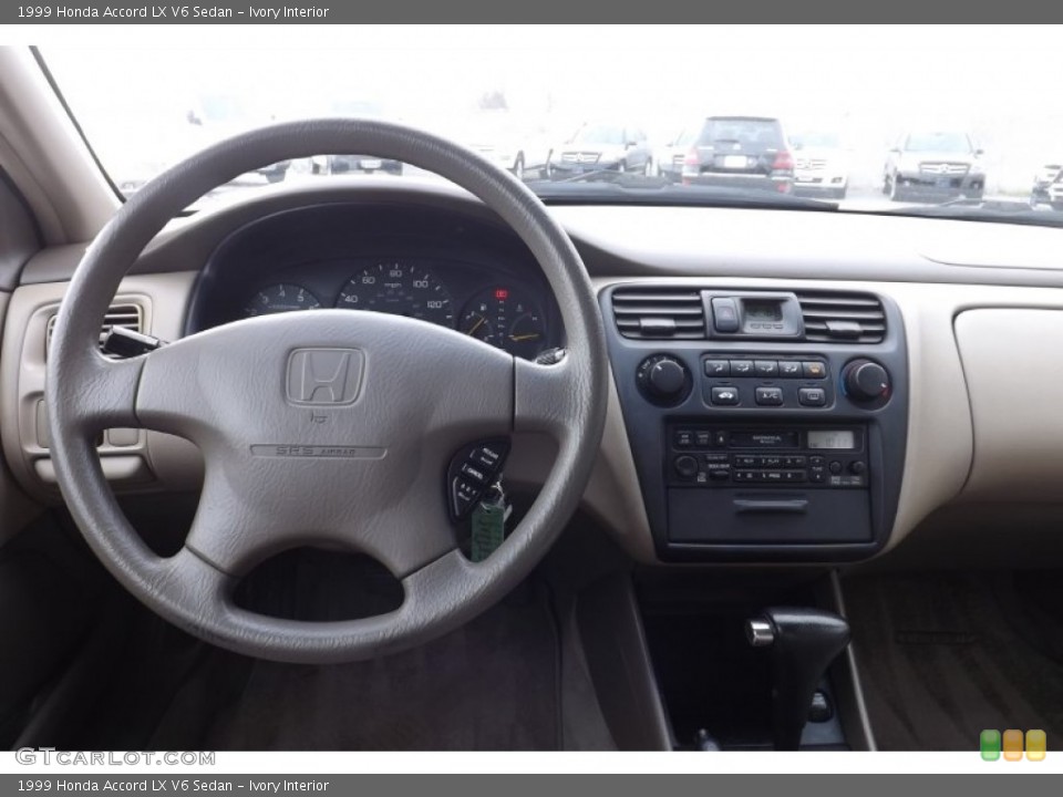 Ivory Interior Dashboard for the 1999 Honda Accord LX V6 Sedan #74515798