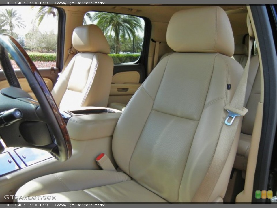 Cocoa/Light Cashmere Interior Front Seat for the 2012 GMC Yukon XL Denali #74515928