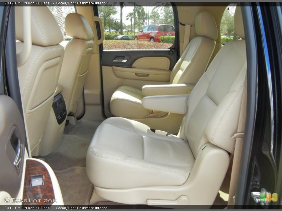 Cocoa/Light Cashmere Interior Rear Seat for the 2012 GMC Yukon XL Denali #74515980