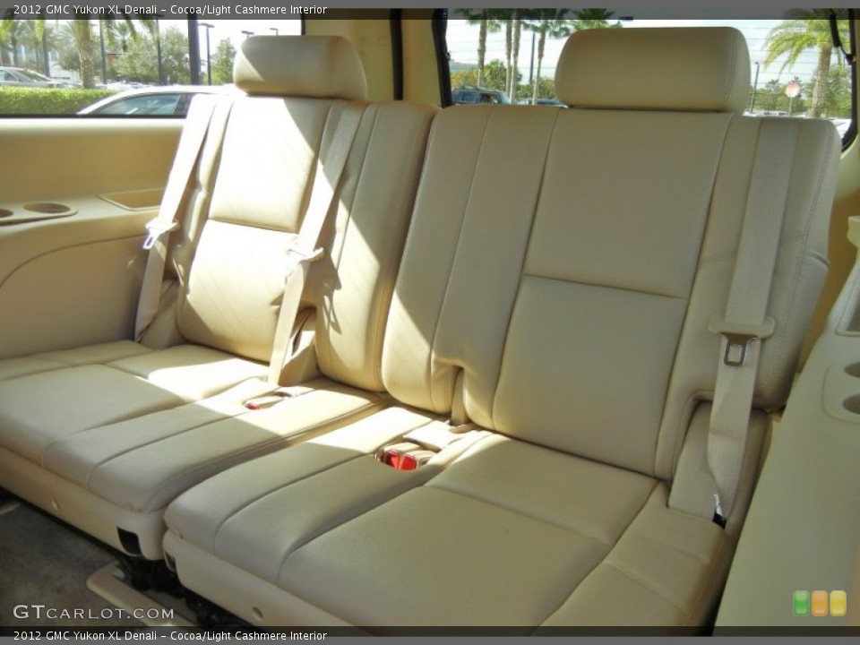 Cocoa/Light Cashmere Interior Rear Seat for the 2012 GMC Yukon XL Denali #74516042