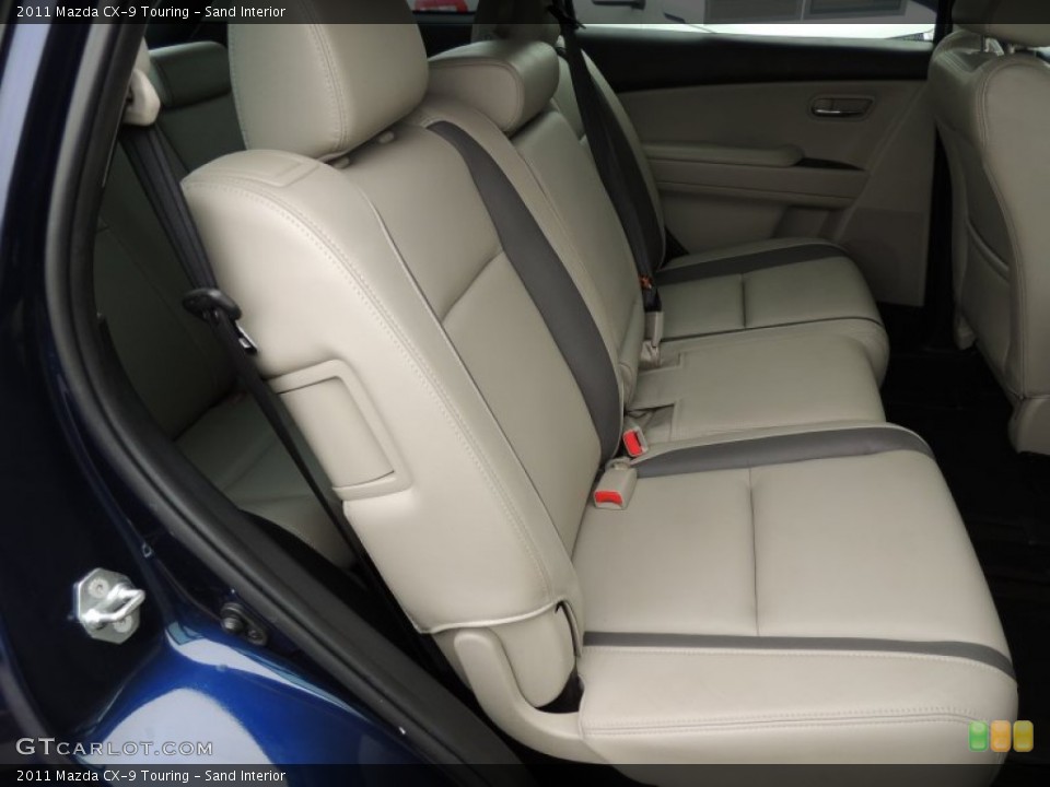 Sand Interior Rear Seat for the 2011 Mazda CX-9 Touring #74516615