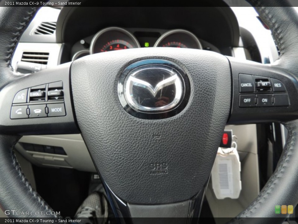 Sand Interior Controls for the 2011 Mazda CX-9 Touring #74516894