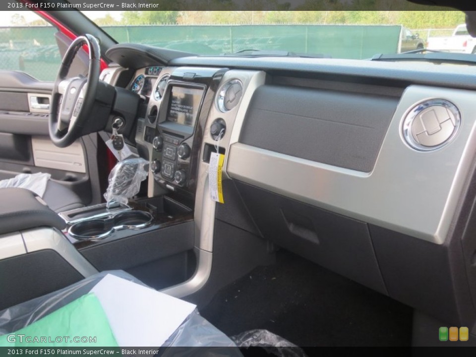 Black Interior Dashboard for the 2013 Ford F150 Platinum SuperCrew #74517507