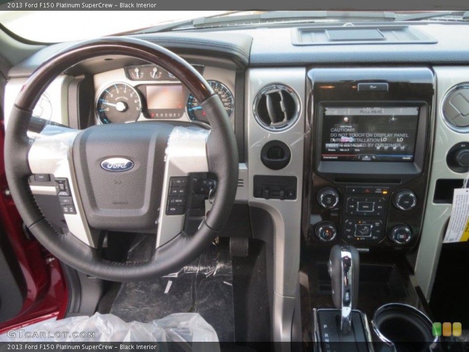 Black Interior Dashboard for the 2013 Ford F150 Platinum SuperCrew #74517632