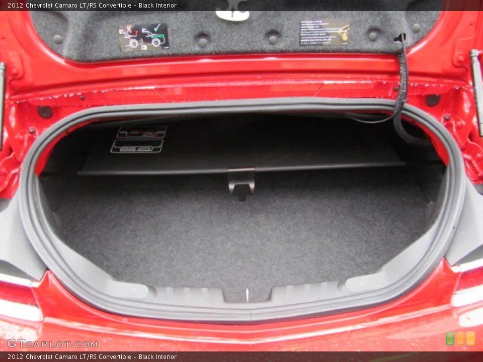 Black Interior Trunk for the 2012 Chevrolet Camaro LT/RS Convertible #74517656