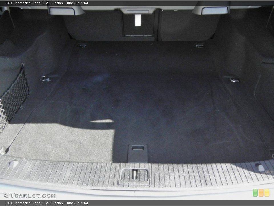 Black Interior Trunk for the 2010 Mercedes-Benz E 550 Sedan #74518271
