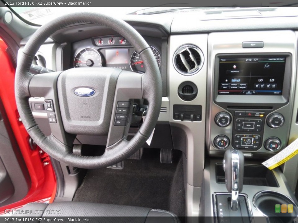 Black Interior Dashboard for the 2013 Ford F150 FX2 SuperCrew #74518376