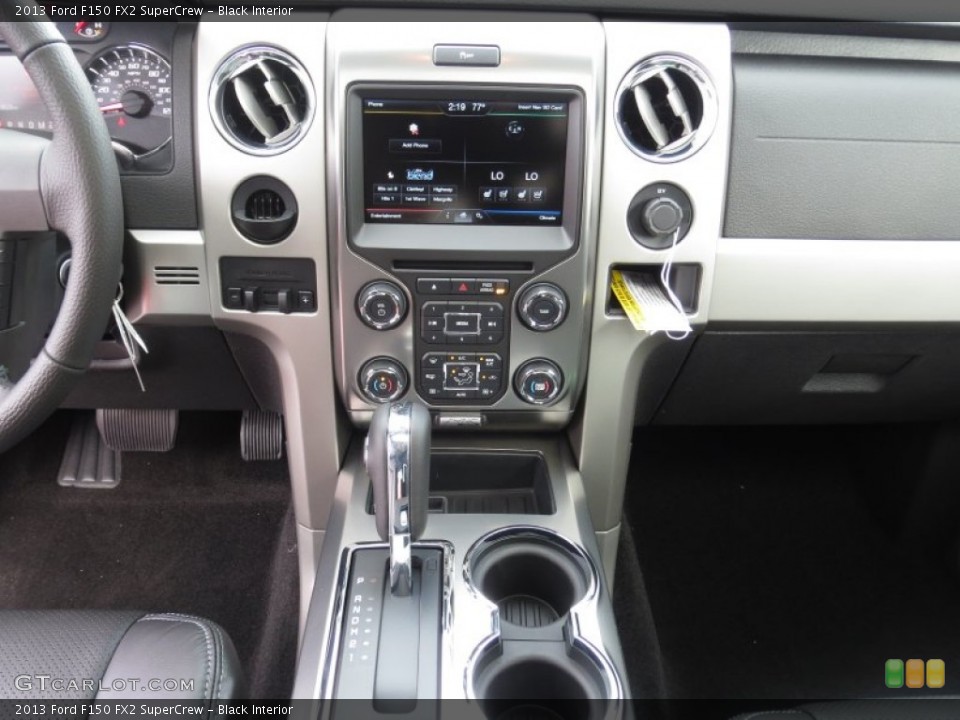 Black Interior Controls for the 2013 Ford F150 FX2 SuperCrew #74518398