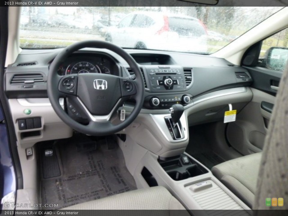 Gray Interior Dashboard for the 2013 Honda CR-V EX AWD #74519537