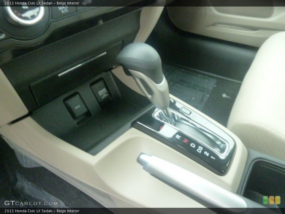 Beige Interior Transmission for the 2013 Honda Civic LX Sedan #74520796