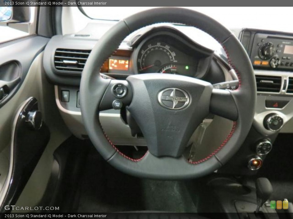 Dark Charcoal Interior Steering Wheel for the 2013 Scion iQ  #74523564