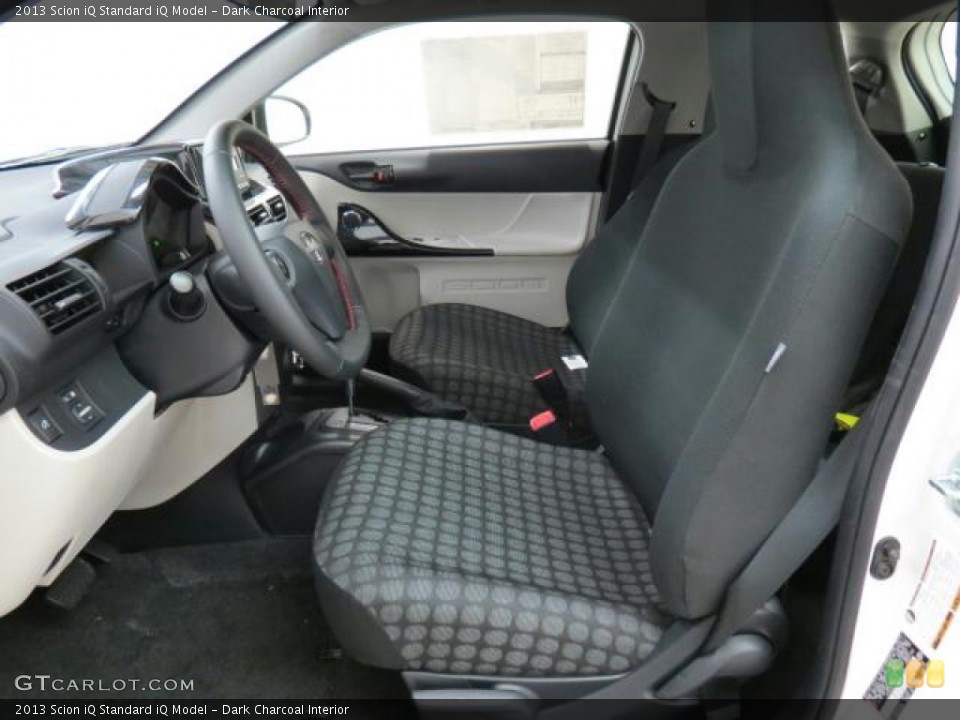 Dark Charcoal Interior Front Seat for the 2013 Scion iQ  #74523593