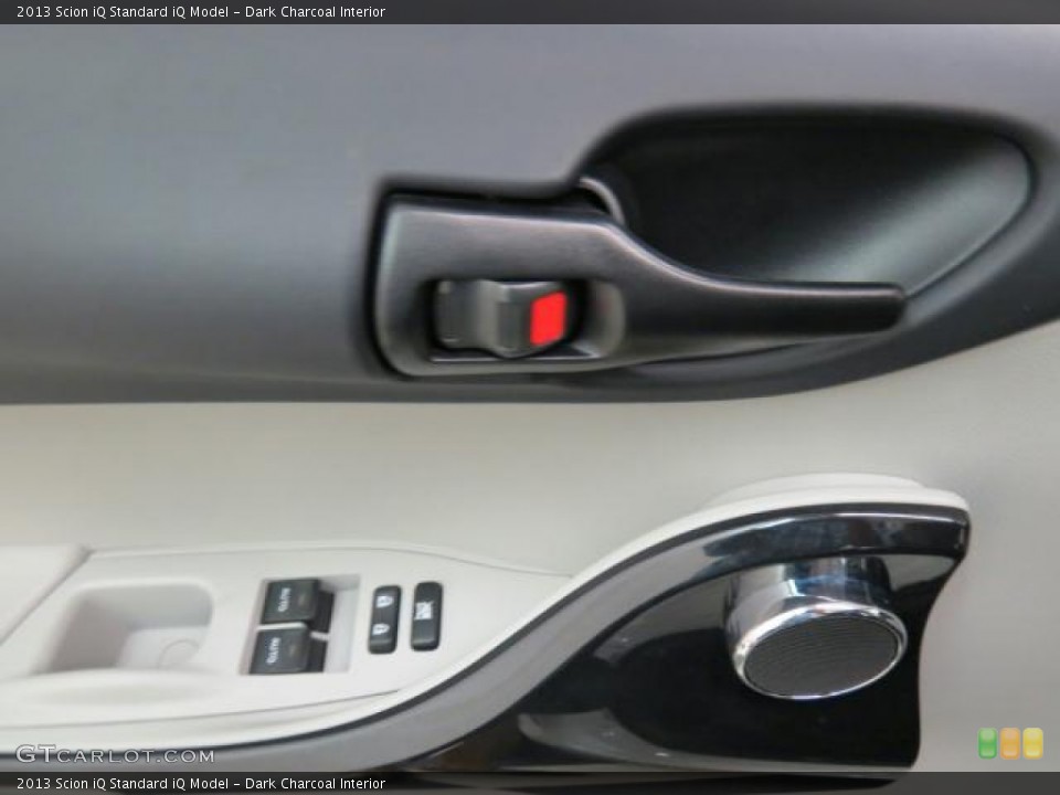 Dark Charcoal Interior Controls for the 2013 Scion iQ  #74523629