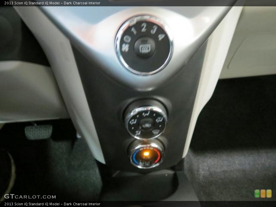 Dark Charcoal Interior Controls for the 2013 Scion iQ  #74523685