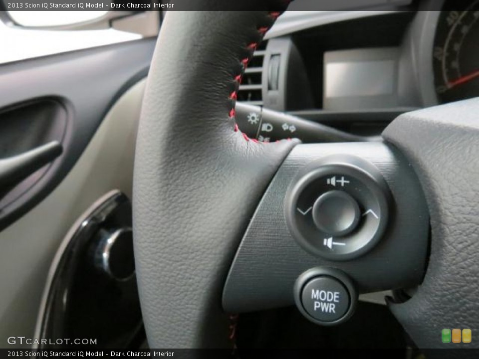 Dark Charcoal Interior Controls for the 2013 Scion iQ  #74523705