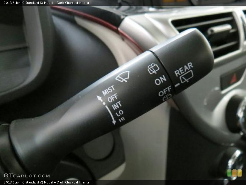 Dark Charcoal Interior Controls for the 2013 Scion iQ  #74523743