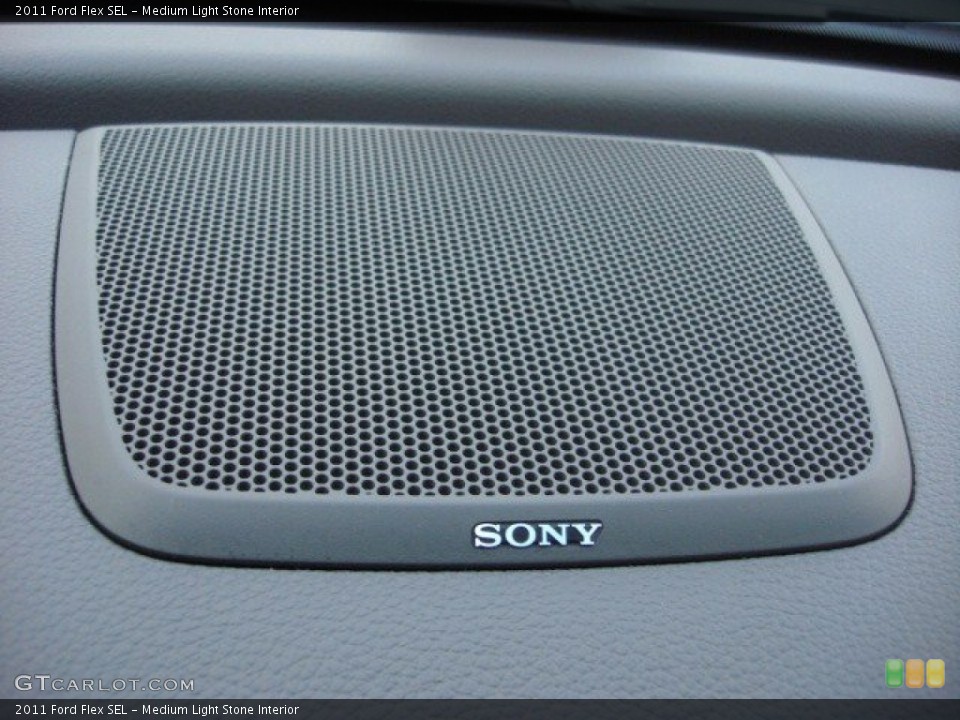 Medium Light Stone Interior Audio System for the 2011 Ford Flex SEL #74524412