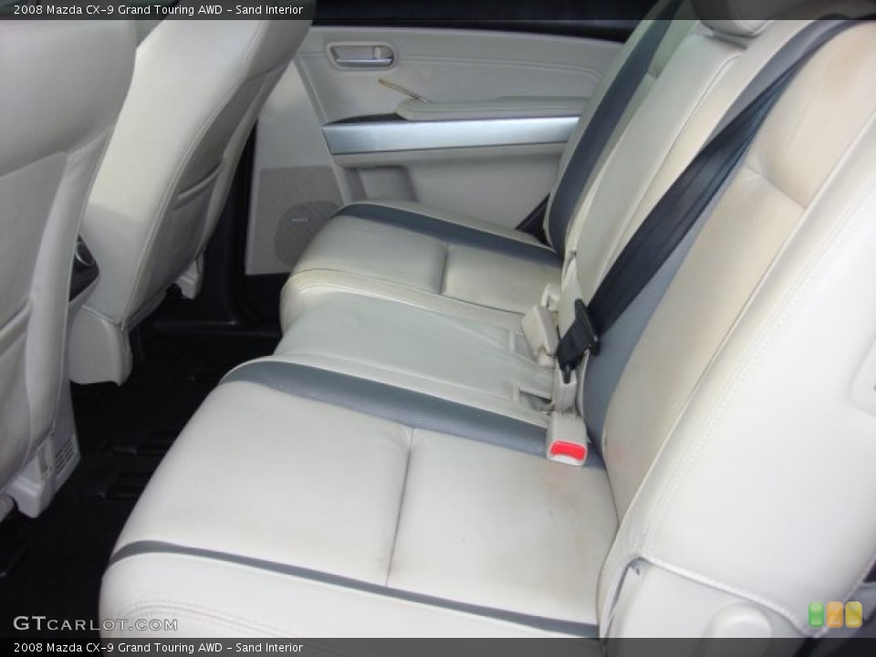 Sand Interior Rear Seat for the 2008 Mazda CX-9 Grand Touring AWD #74526635