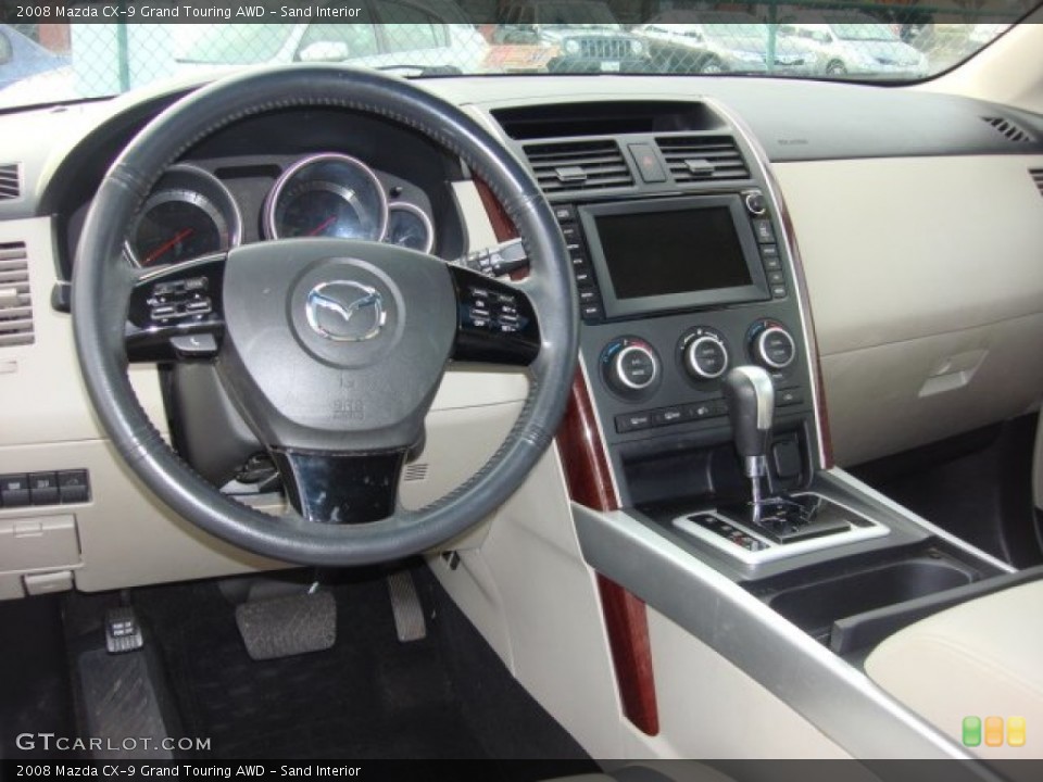 Sand Interior Dashboard for the 2008 Mazda CX-9 Grand Touring AWD #74526652