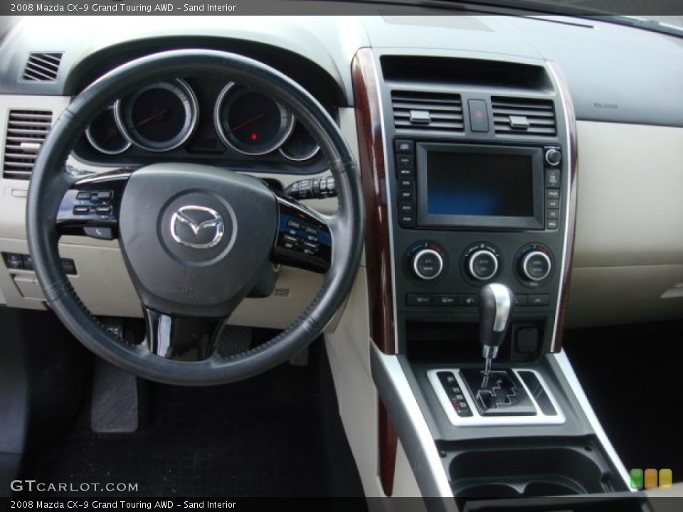 Sand Interior Dashboard for the 2008 Mazda CX-9 Grand Touring AWD #74526707