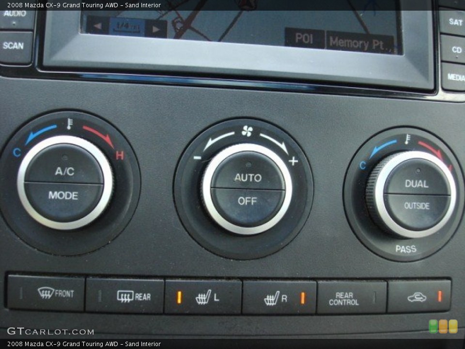 Sand Interior Controls for the 2008 Mazda CX-9 Grand Touring AWD #74526785
